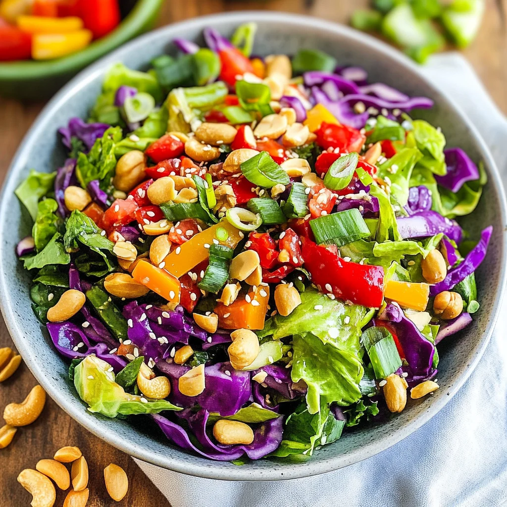Asian Chopped Salad with Sesame Dressing