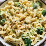 Boursin Cheese Pasta with Broccoli
