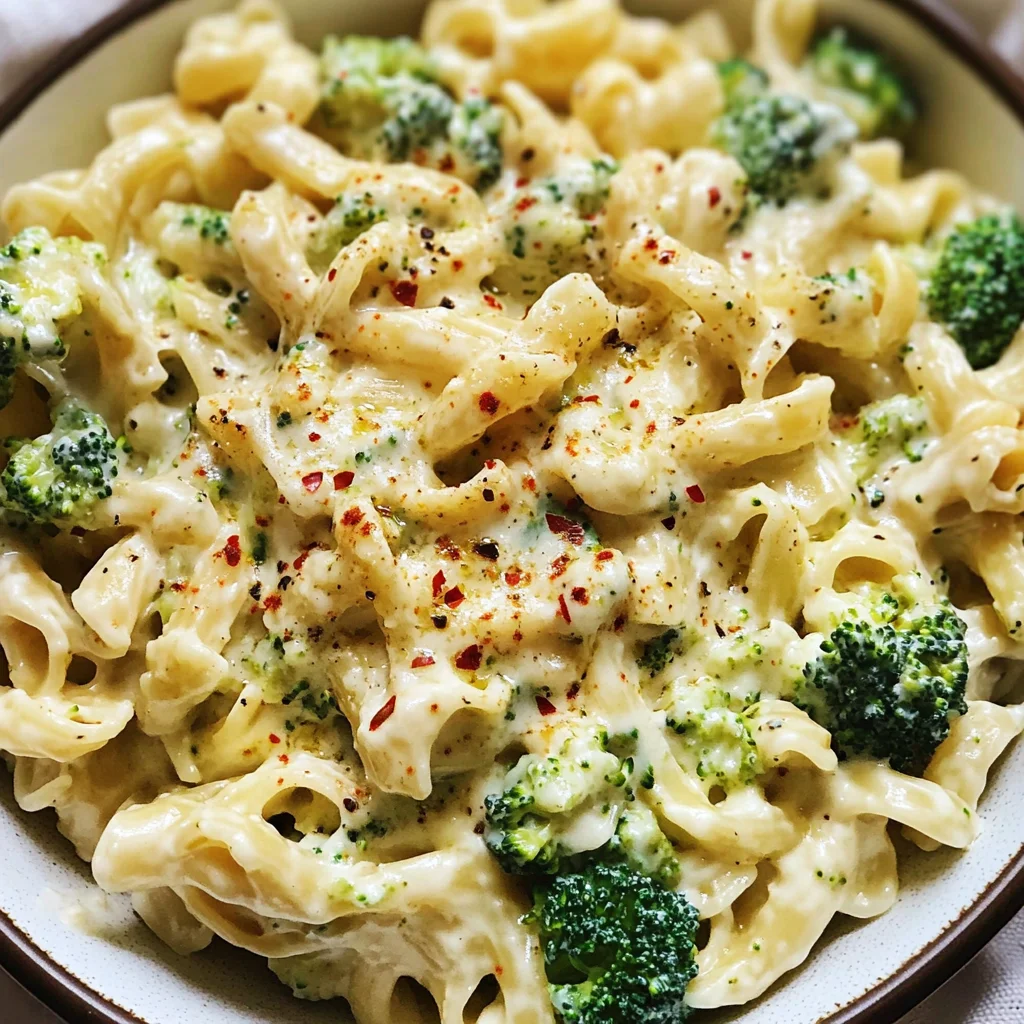 Boursin Cheese Pasta with Broccoli