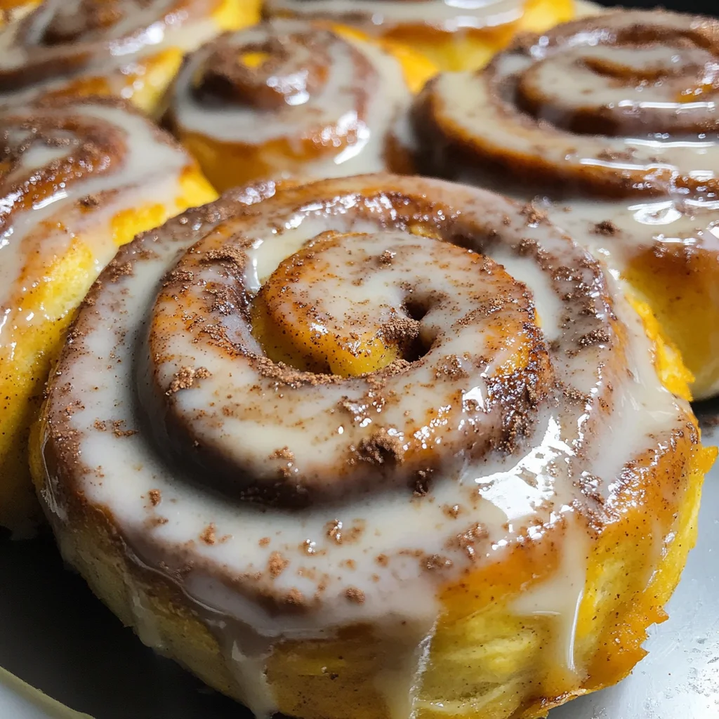 Brown Butter Pumpkin Cinnamon Rolls