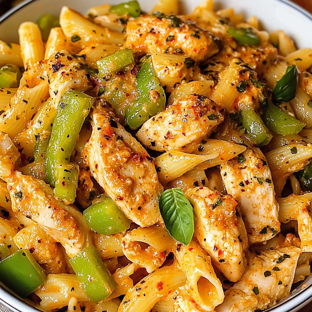 Cajun Chicken Pasta {One Pan Recipe}