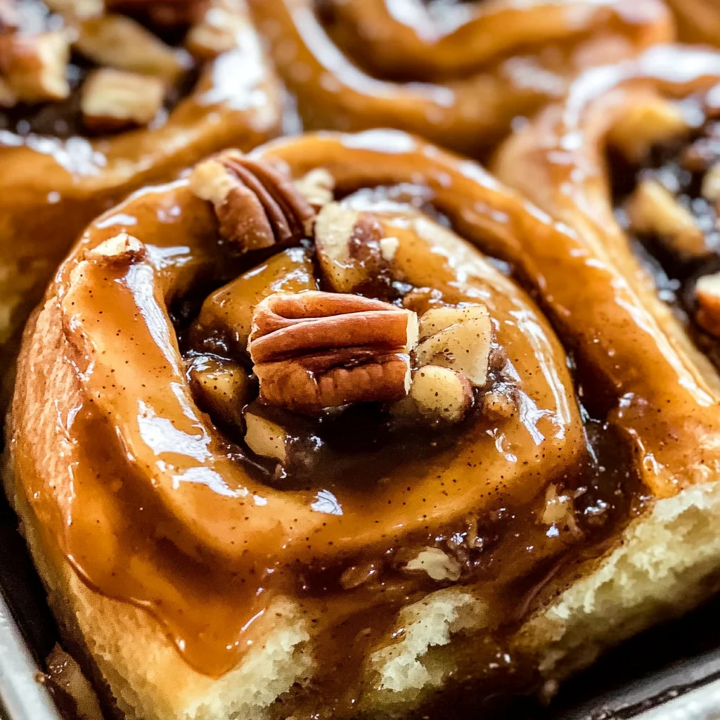 Caramel Apple Cinnamon Rolls