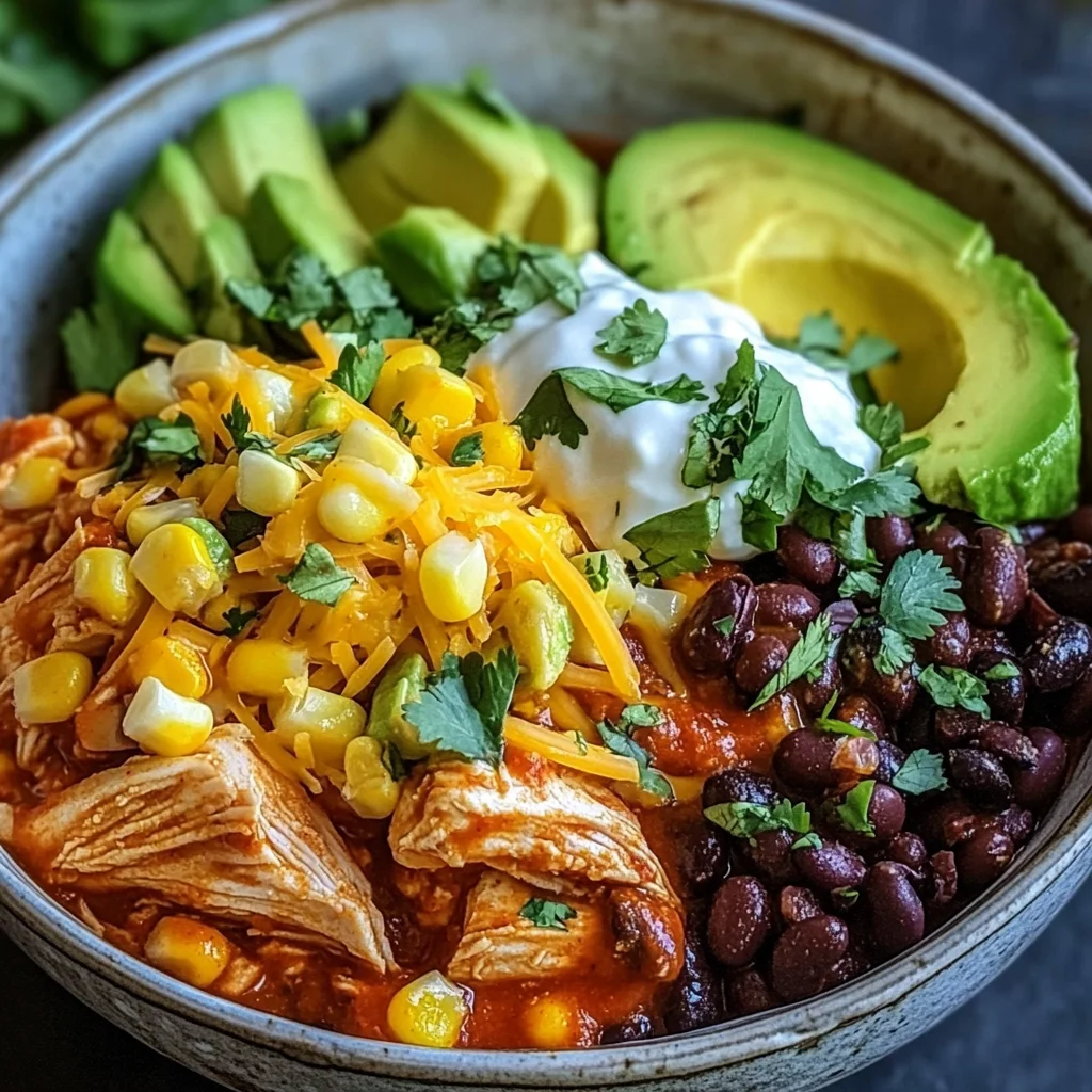Chicken Enchilada Bowls
