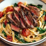Creamy Steak Fettuccine