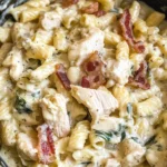 Crock Pot Chicken Bacon Ranch Pasta