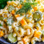 Dill Pickle Pasta Salad