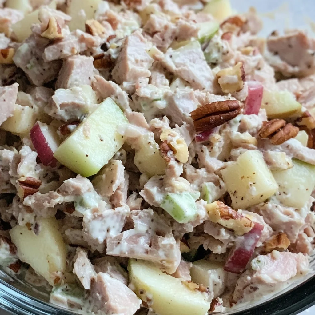 Healthy Apple Tuna Salad (with Greek yogurt!)