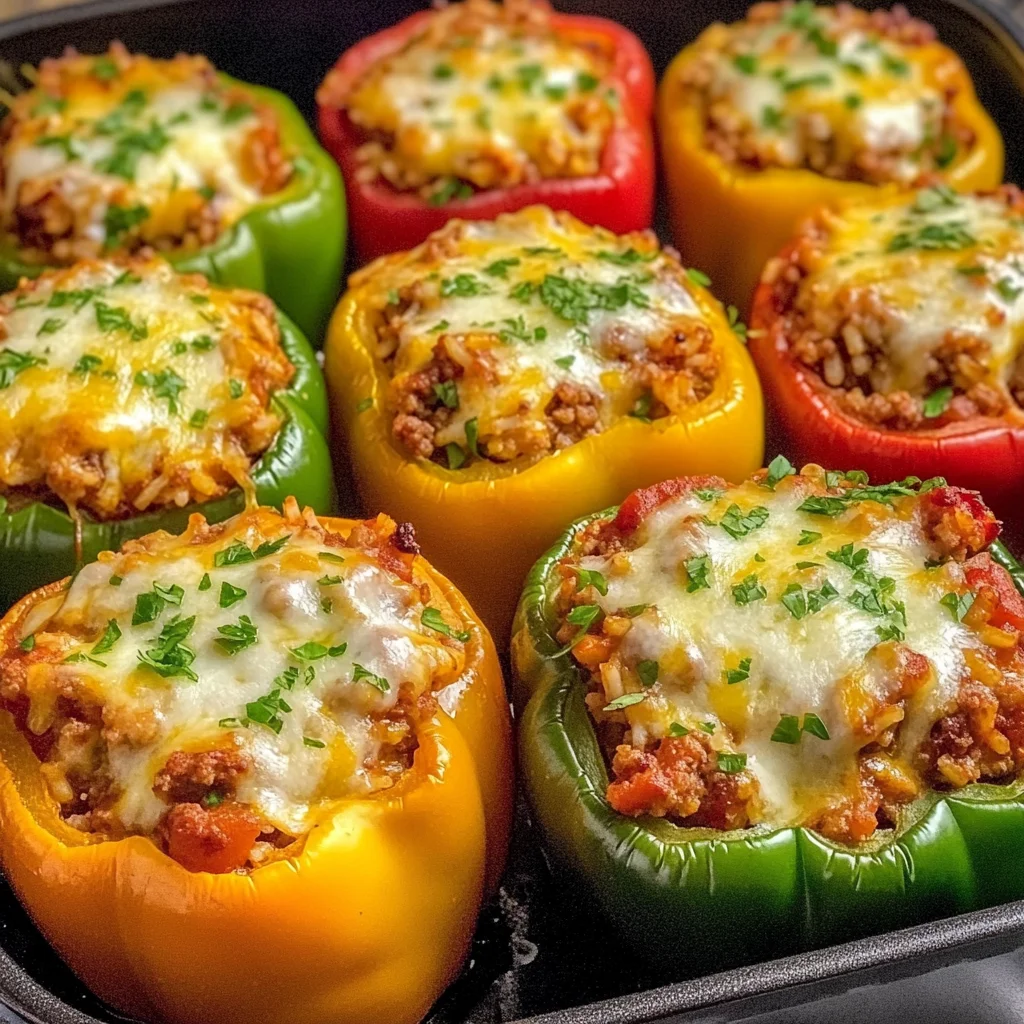 Healthy Stuffed Bell Peppers