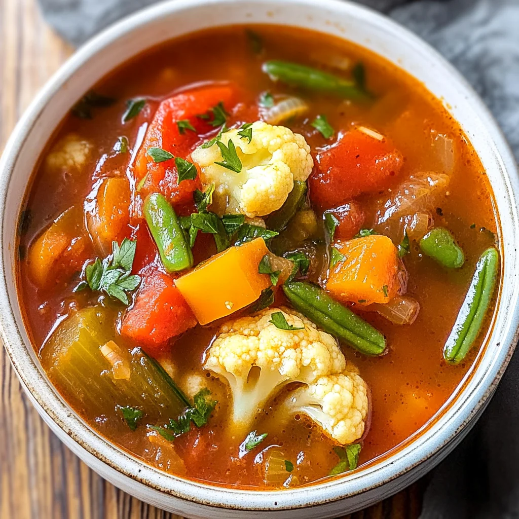 Healthy Vegetable Soup (30 Minutes!)