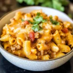 Instant Pot Cheesy Taco Pasta