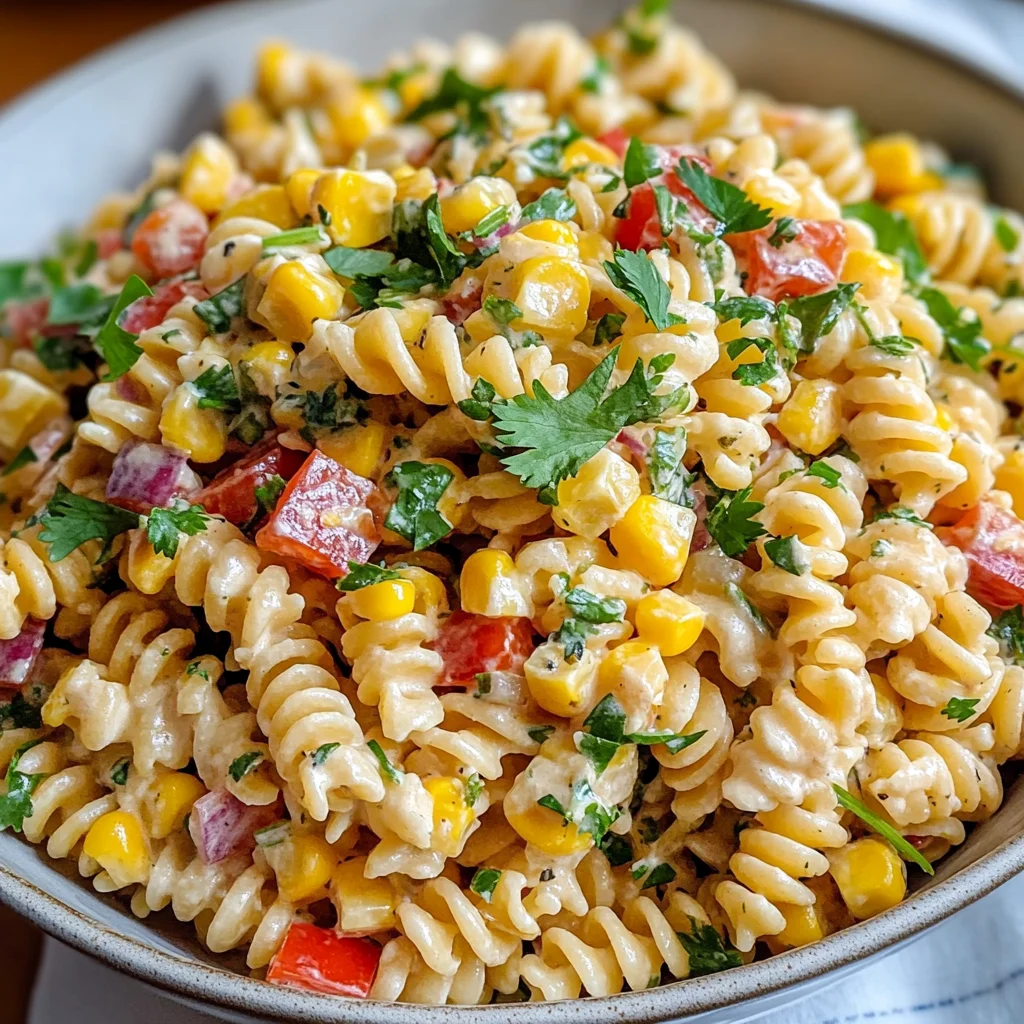 Mexican Street Corn Pasta Salad