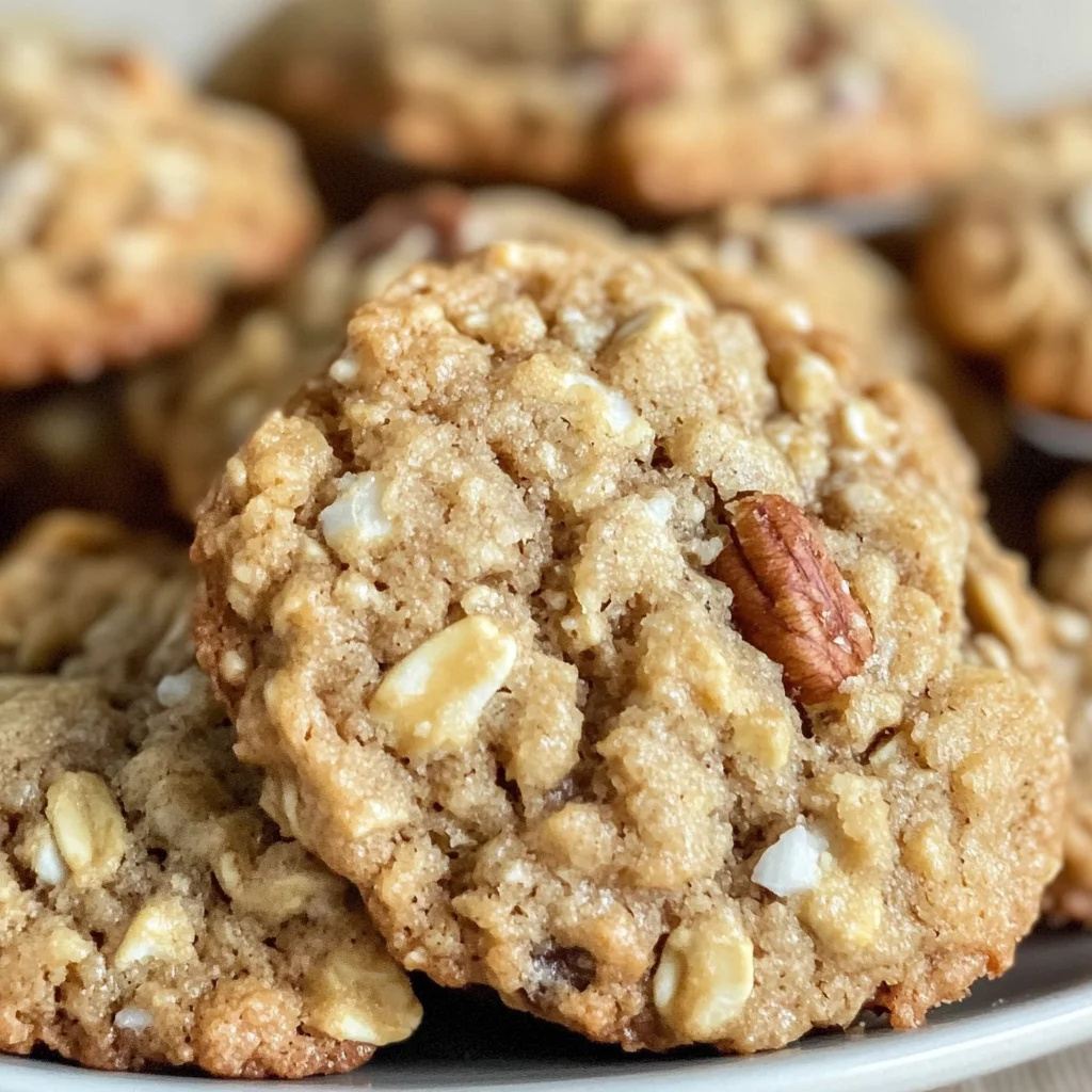 Oatmeal Coconut Pecan Cookies