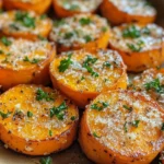 Parmesan Herb Sweet Potato Medallions Recipe