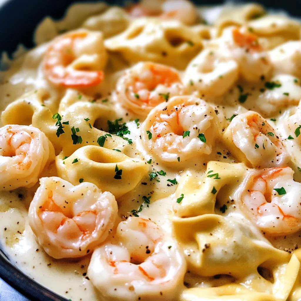 Shrimp Tortellini Alfredo