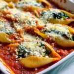 Spinach and Ricotta Stuffed Shells