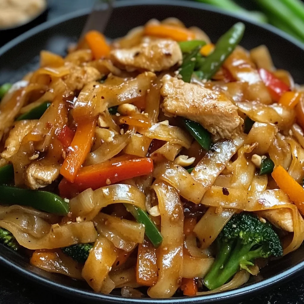 Street Style Thai Drunken Noodles