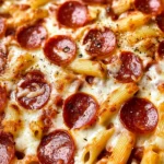 Super Easy Pizza Pasta Bake