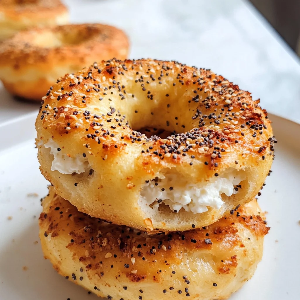 2 Ingredient Keto Cottage Cheese Bagels