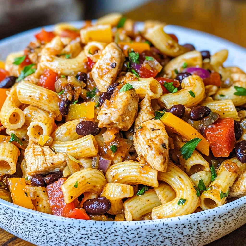 BBQ Chicken Pasta Salad