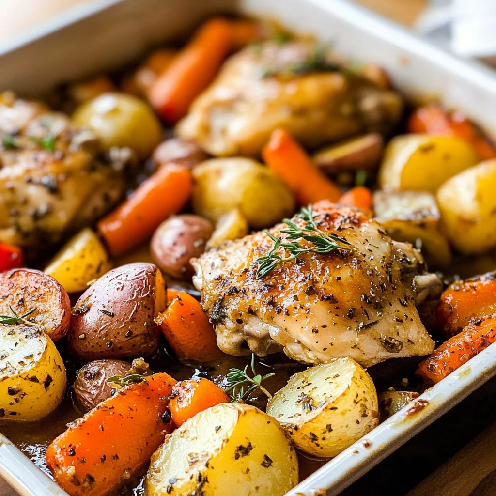 Baked Chicken and Vegetables Recipe