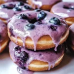 Blueberry Cake Donuts