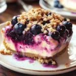 Blueberry Crumble Cheesecake