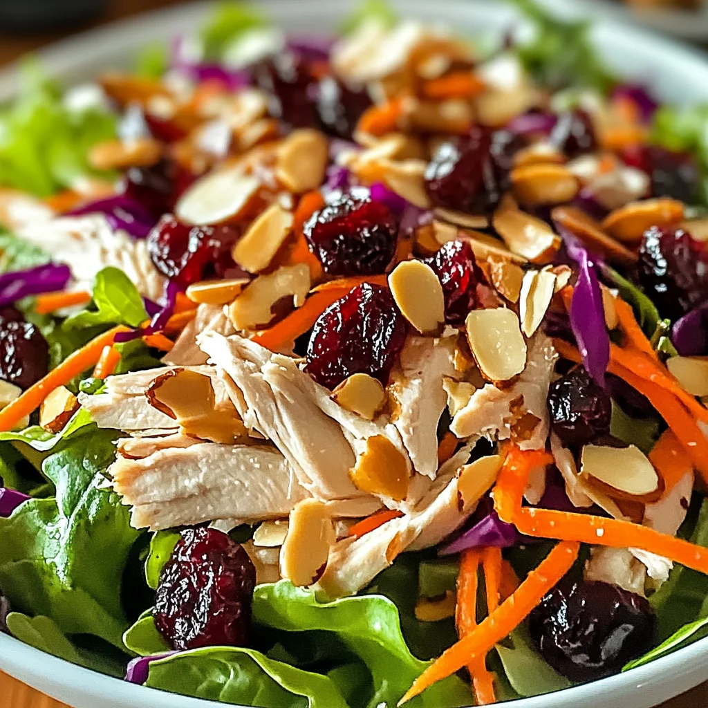 Delicious Asian Chicken Cranberry Salad for Quick Healthy Meals