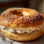 Fluffy Cottage Cheese Almond Flour Bagel