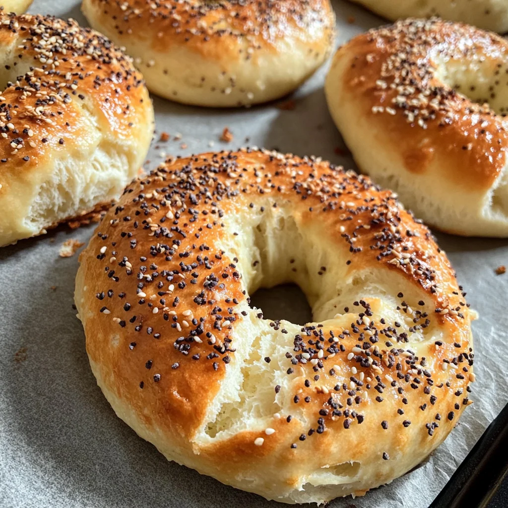 Greek Yogurt Bagels