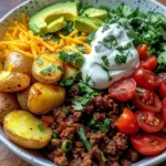 Loaded Potato Taco Bowl