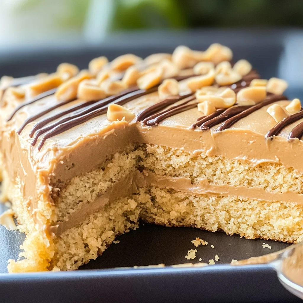 Peanut Butter Sheet Cake