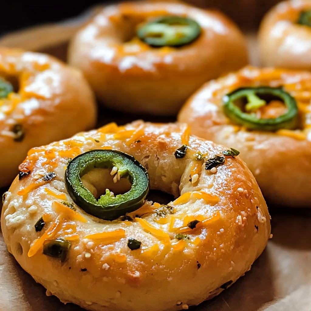 Protein Jalapeño Bagels with Cheddar Cheese