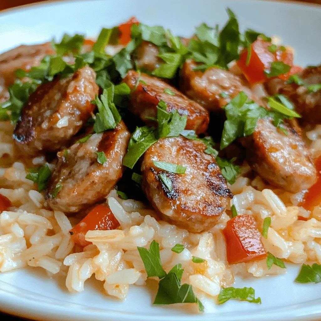 Rice and Italian Sausage