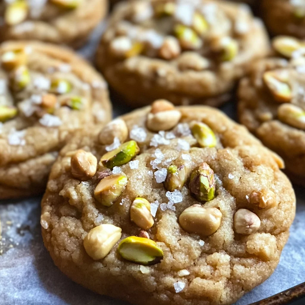 Salted Honey Pistachio Cookies