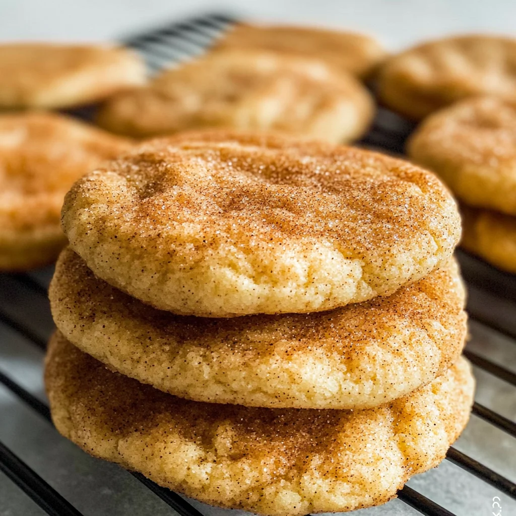 Soft and Chewy Snickerdoodle Cookies