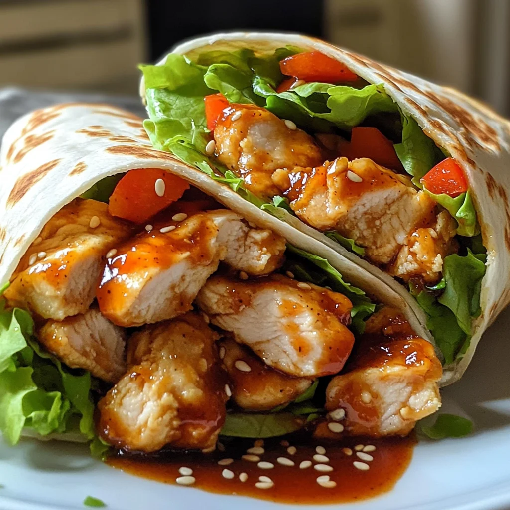 Sweet Chili Chicken Wrap